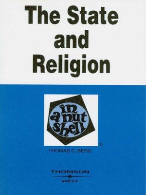 cover image of Berg's the State and Religion in a Nutshell, 2d